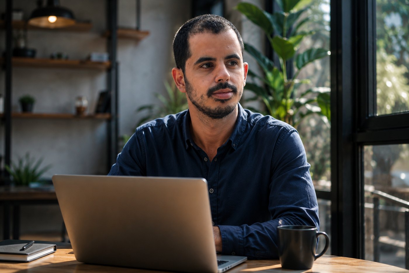 יהונתן וייצמן, מייסד Waizman Marketing, בעבודה על ניהול קמפיינים